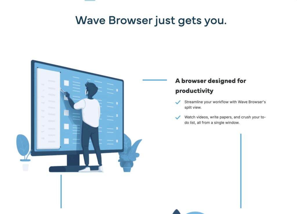 wave browser Features